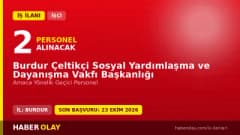 Burdur Çeltikçi SYDV 2 amaca yönelik geçici personel alımı ilanı