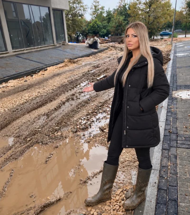 Bursa 1050 Konutlar Kentsel Dönüşüm Bölgesi’nde devam eden altyapı ve yol çalışmaları