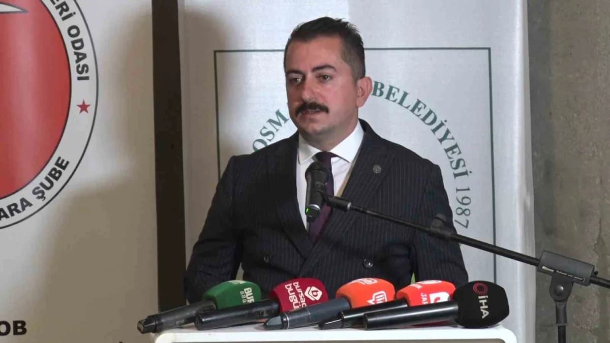 Jeoloji Mühendisleri Odası Güney Marmara Şube Başkanı mehmet Yıldız