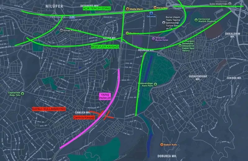 Bursa’da 4 Ekim 2026 Pazar günü düzenlenecek 13. Eker I Run koşusu nedeniyle trafiğe kapatılacak yollar ve alternatif gü
