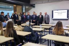 Bursa Büyükşehir Belediye Başkan Vekili Şahin Biba, Mudanya Üniversitesi ziyaretinde öğrenci ve üniversite yöneticileriy