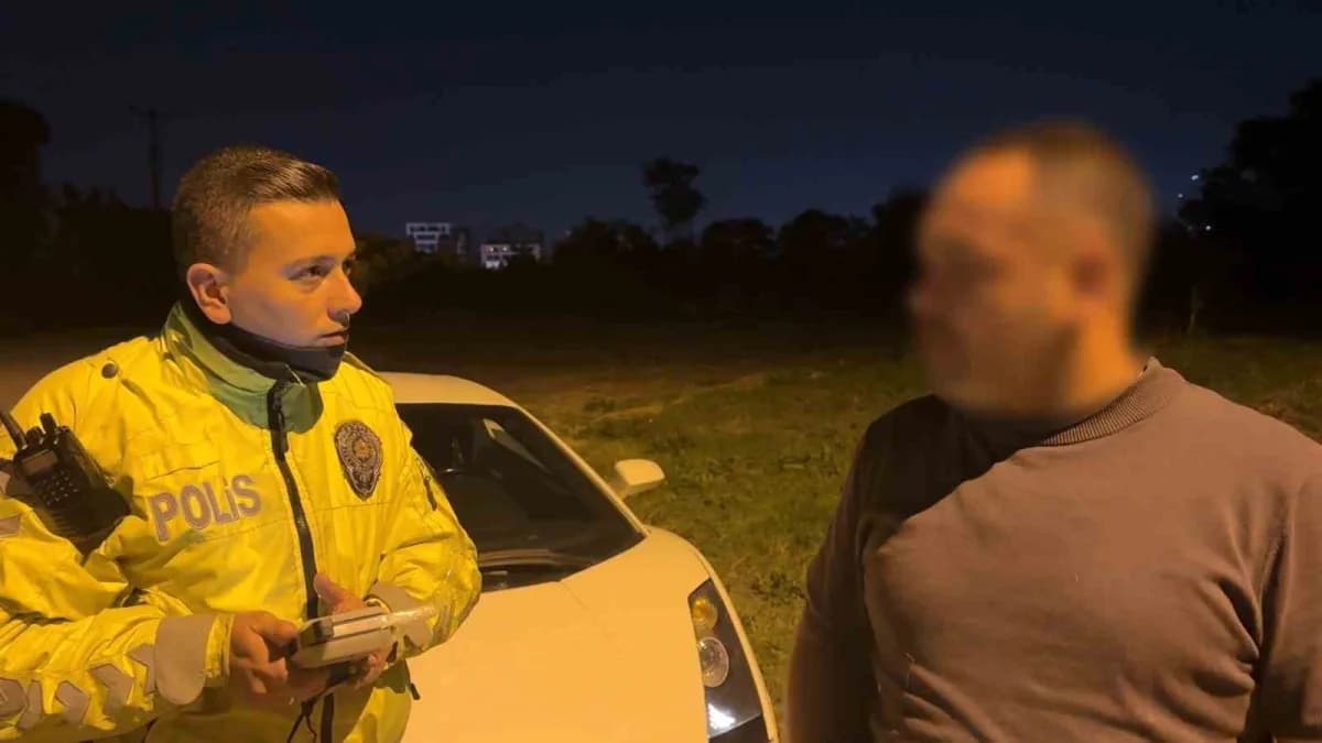 Arama sonrası sürücü uyurken bulundu.