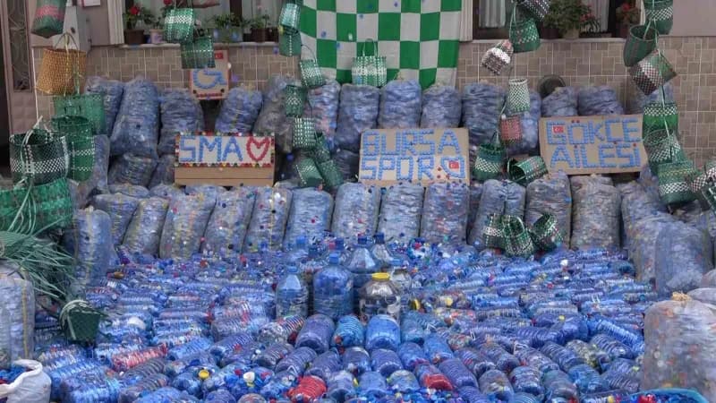 Bursa’da yıllardır plastik Kapak toplayarak ihtiyaç sahiplerine destek olan 62 yaşındaki Nazım Gökçe, bu kez yaklaşık 1