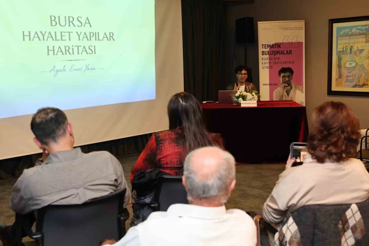 Nilüfer Belediyesi’nin düzenlediği söyleşide konuşan tarihçi, yazar Agah Enes Yasa, hazırladığı dijital harita projesi h