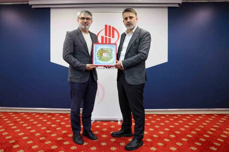 Bursa Büyükşehir Belediye Başkan Vekili Şahin Biba, Mimar ve Mühendisler Grubu (MMG) Bursa Şubesi üy