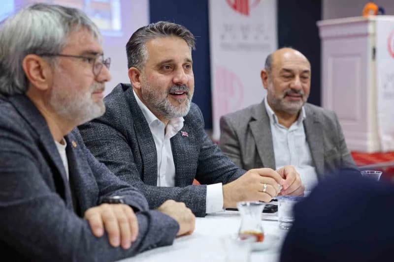 Bursa Büyükşehir Belediye Başkan Vekili Şahin Biba, Mimar ve Mühendisler Grubu (MMG) Bursa Şubesi üy
