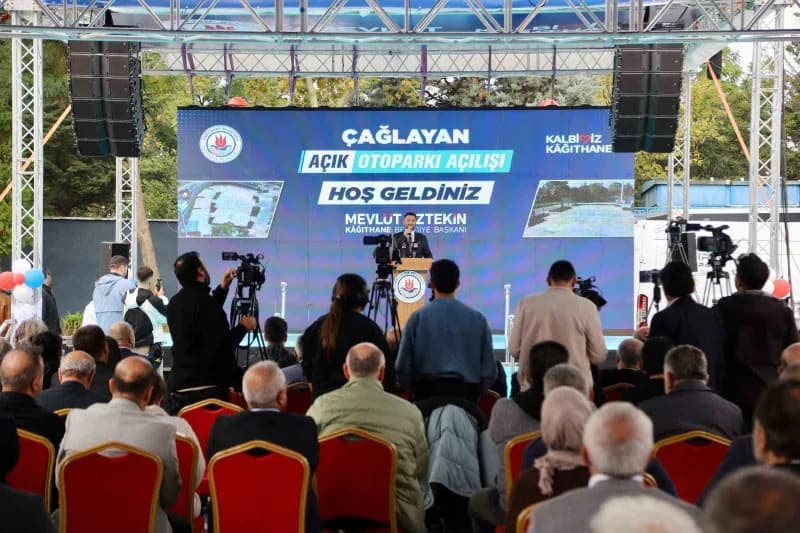 Kağıthane Belediyesi tarafından Teknolojik Otopark Çözümleri Projesi kapsamında ilçeye kazandırılan Çağlayan Açık Otopar