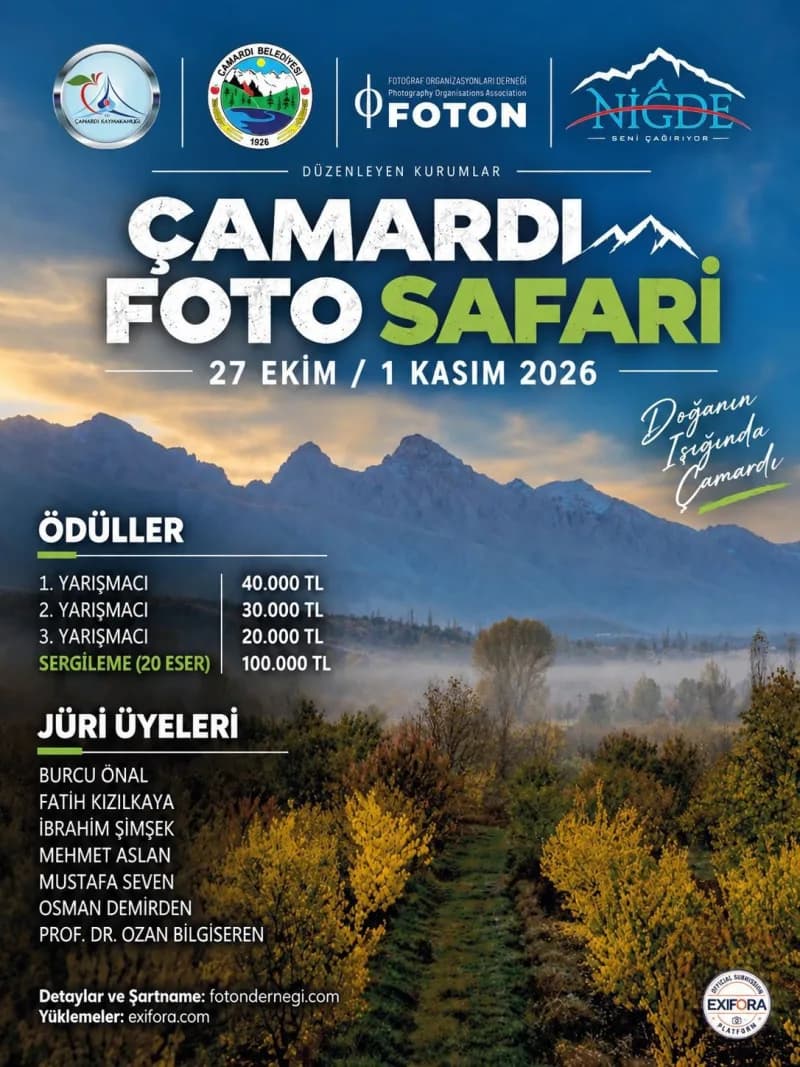 Çamardı’nın güzellikleri Fotoğraf karelerine yansıyacak
