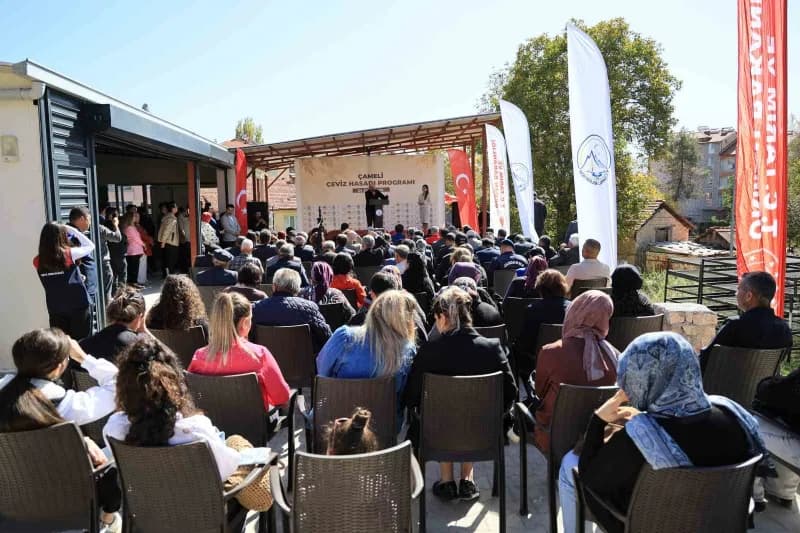 Denizli'nin Çameli ilçesinde, Denizli Valisi Yavuz Selim Köşger ve il protokolünün katılımıyla "Cevi