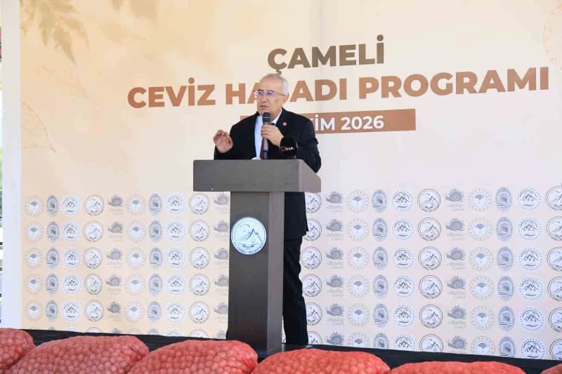 Çameli Belediye Başkanı Cengiz Arslan, konuşma yaptı.
