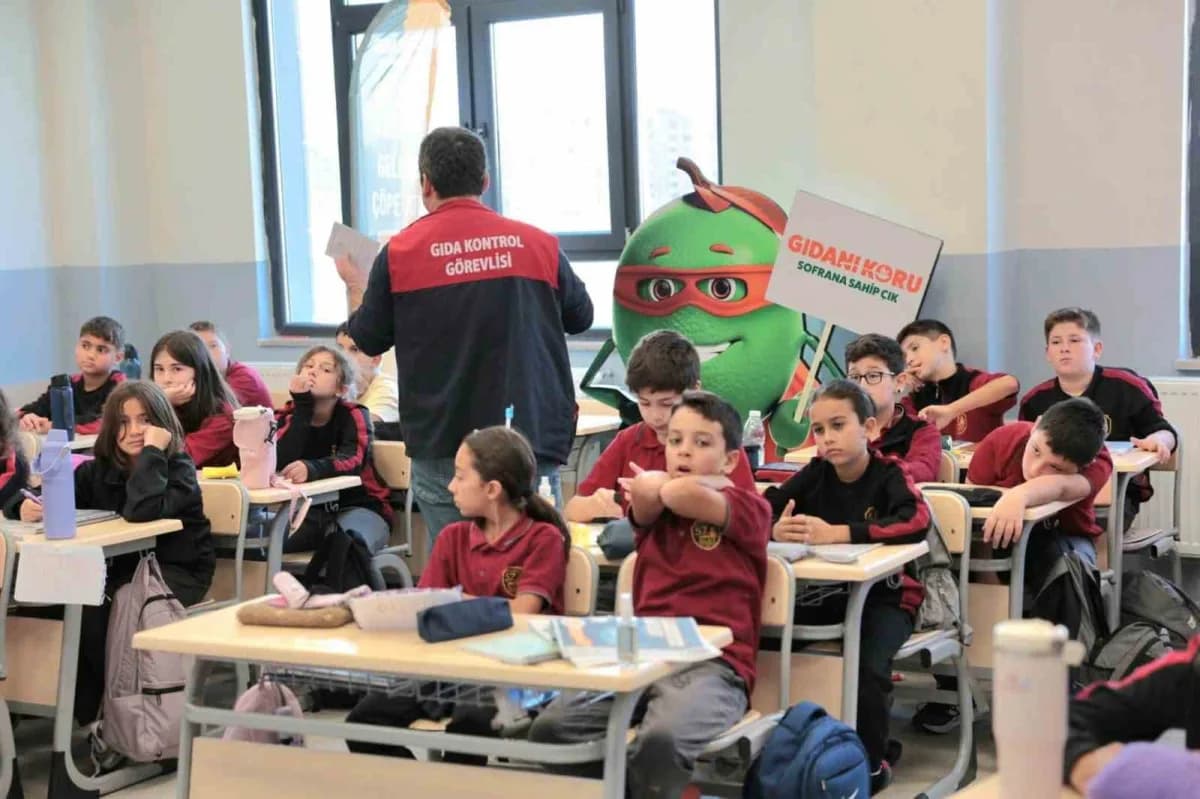 Çanakkale’de öğrencilere 29 Eylül Uluslararası Gıda Kaybı ve İsrafı Farkındalık Günü nedeniyle Gıda israfına yönelik Far