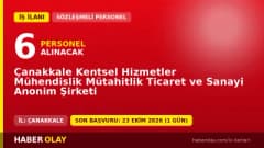 Çanakkale Kentsel Hizmetler A.Ş. 6 geçici eğitmen personel alımı ilanı başvuru detayları