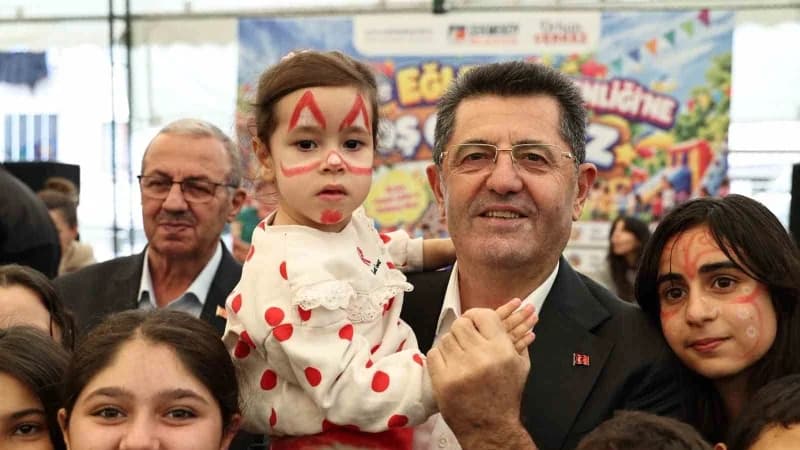 Necati Alkan Spor Tesisi’nde gerçekleştirilen etkinlikte çocuklar oyunlar, Spor aktiviteleri ve çeşi