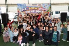 Çekmeköy Spor ve Eğlence Şenliği’nde çocuklar oyun ve spor aktiviteleriyle eğleniyor