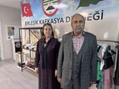Kayseri'de Birleşik Kafkasya Derneği tarafından düzenlenen geleneksel Çerkes ürünleri panayırından