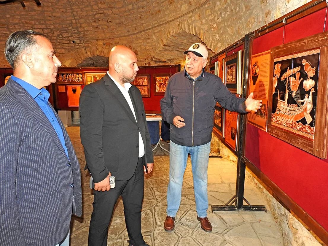 Çeşme Kültür Yolu Festivali kapsamında sergi ve atölye etkinliklerinden görüntüler