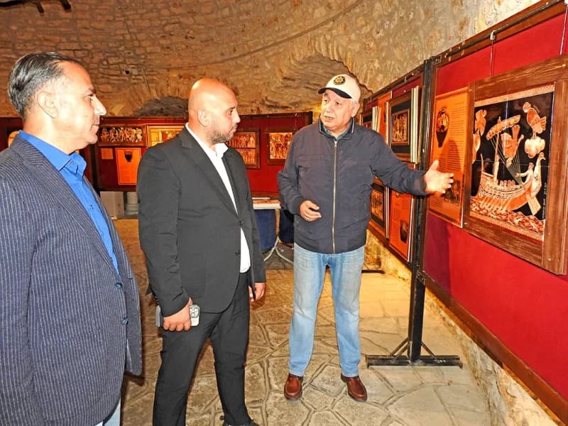 Çeşme Kültür Yolu Festivali kapsamında sergi ve atölye etkinliklerinden görüntüler
