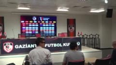 Gaziantep FK Yardımcı Antrenörü Cihan Ünal maç sonrası açıklama yapıyor