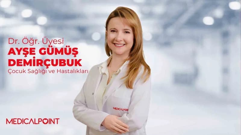 Medical Point Gaziantep Hastanesi'nde çocuk sağlığı uzmanı Dr. Öğr. Üyesi Ayşe Demirçubuk açıklama yapıyor