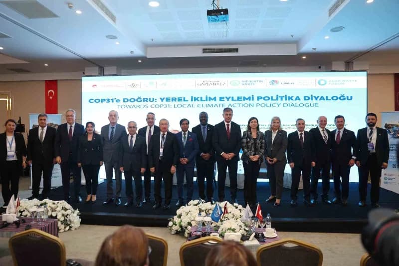 Gaziantep’te düzenlenen Yerel İklim Eylemi Politika Diyaloğu toplantısından bir kare