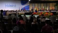COP31 Başkanı Murat Kurum Fiji’de Pre-COP açılış oturumunda konuşma yaparken