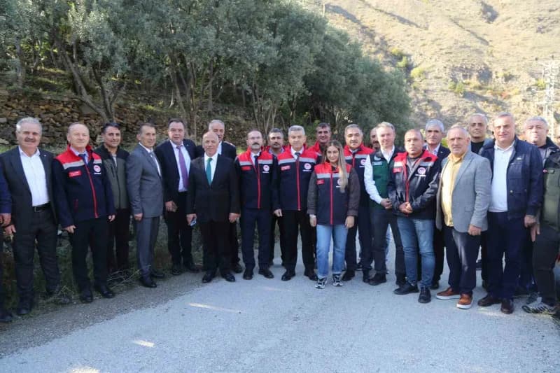 Rtvin’in Yusufeli ilçesinde, Çoruh Vadisi’nin kendine özgü ikliminde yetişen Butko zeytininde hasat