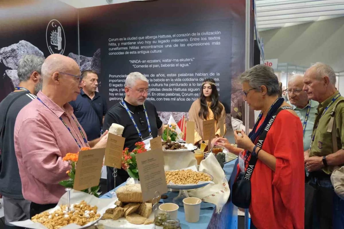 San Sebastian Gastronomika fuarında Çorum gastronomisi standı ve yöresel ürünler