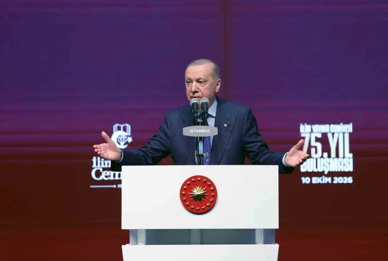 Cumhurbaşkanı Erdoğan İlim Yayma Cemiyeti 75 sene evvel 68 inanmış yüreğin toprağa diktiği mütevazi fidan, Cenab-ı Allah