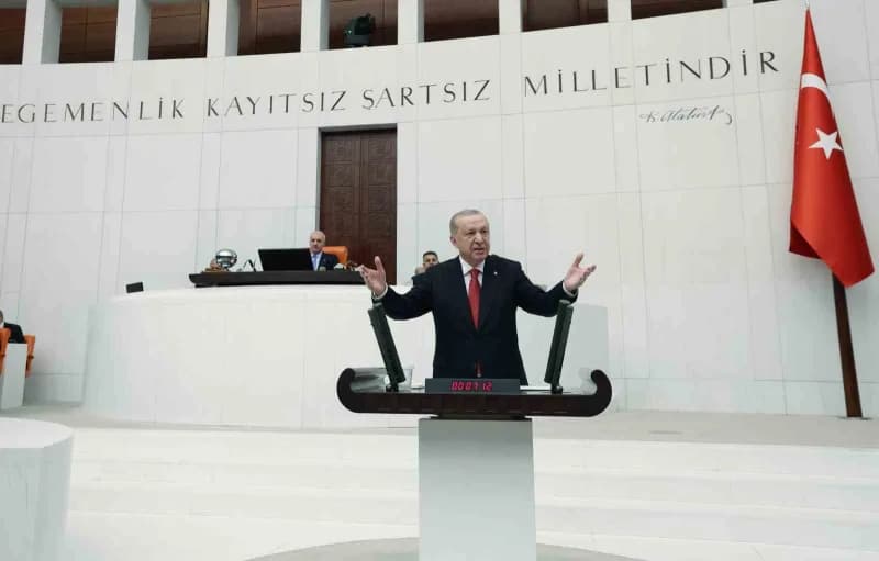 Cumhurbaşkanı Erdoğan, TBMM Genel Kurulu 28. Dönem 5. Yasama Yılı açılış töreninde milletvekillerine seslendi