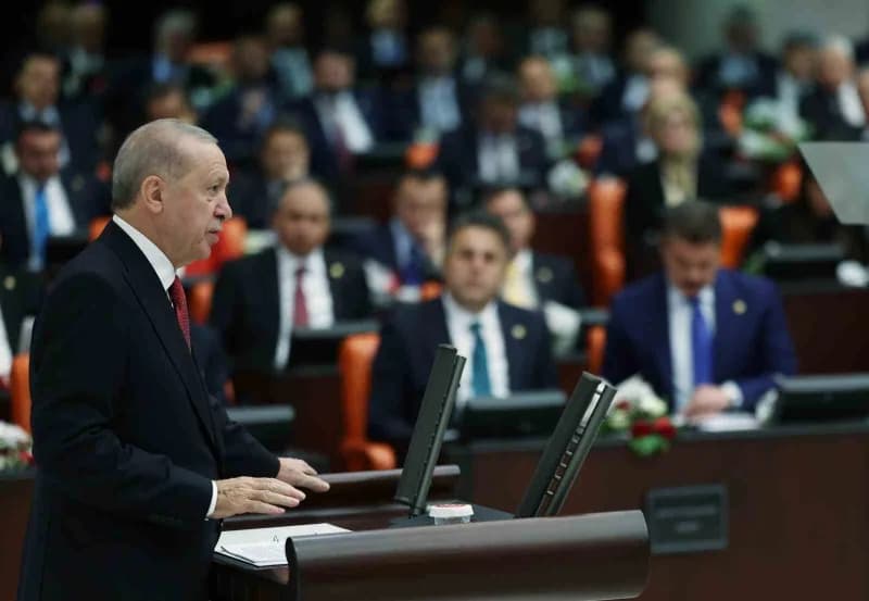 Cumhurbaşkanı Erdoğan, TBMM Genel Kurulu 28. Dönem 5. Yasama Yılı açılış töreninde milletvekillerine seslendi