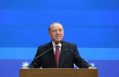 Cumhurbaşkanı Recep Tayyip Erdoğan AK Parti Kongre Merkezi’nde Yasama Yılı Açılış Toplantısı’nda konuşma yaparken