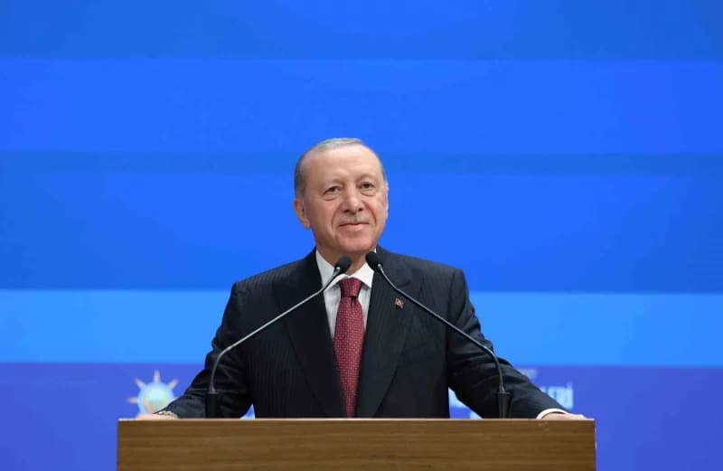 Cumhurbaşkanı Recep Tayyip Erdoğan AK Parti Kongre Merkezi’nde Yasama Yılı Açılış Toplantısı’nda konuşma yaparken