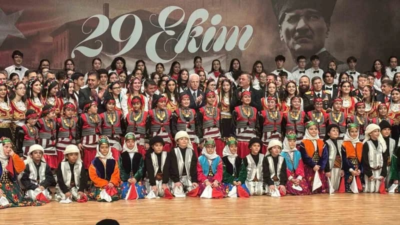Şişli Cemal Reşit Rey Konser Salonu'nda 29 Ekim Cumhuriyet Bayramı töreni