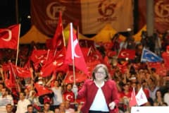 Gaziantep Büyükşehir Belediye Başkanı Fatma Şahin 29 Ekim Cumhuriyet Bayramı mesajı verirken