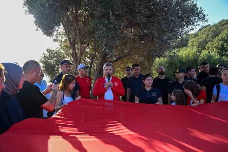 29 Ekim Cumhuriyet Bayramı'nın 103. Yıl dönümü dolayısıyla Antalya Valiliği koordinesinde Kaş Kaymak