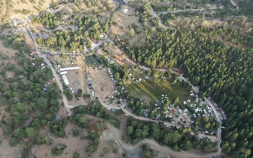 Denizli’nin Beyağaç ilçesindeki Topuklu Yaylası’nda düzenlenen Gökyüzü gözlem etkinlikleri, artan zi