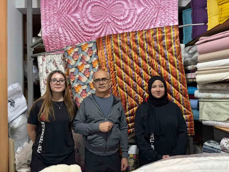 Denizli'de Hatipzade Veli Başer Anadolu İmam Hatip Lisesi öğrencileri, unutulmaya yüz tutan geleneks