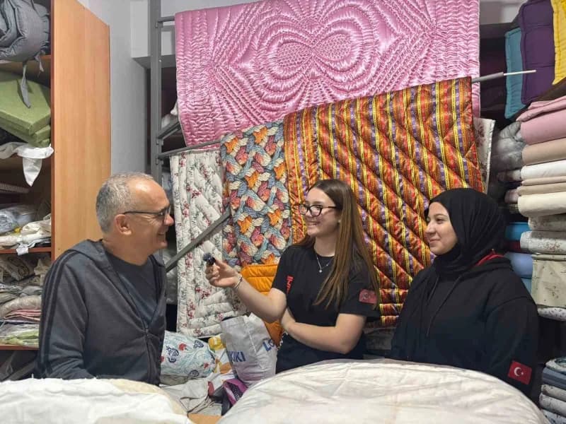 Denizli'de Hatipzade Veli Başer Anadolu İmam Hatip Lisesi öğrencileri, unutulmaya yüz tutan geleneks