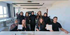 Denizli’de öğrenciler geleneksel körüklü çizme ve yorgan yapımını öğreniyor