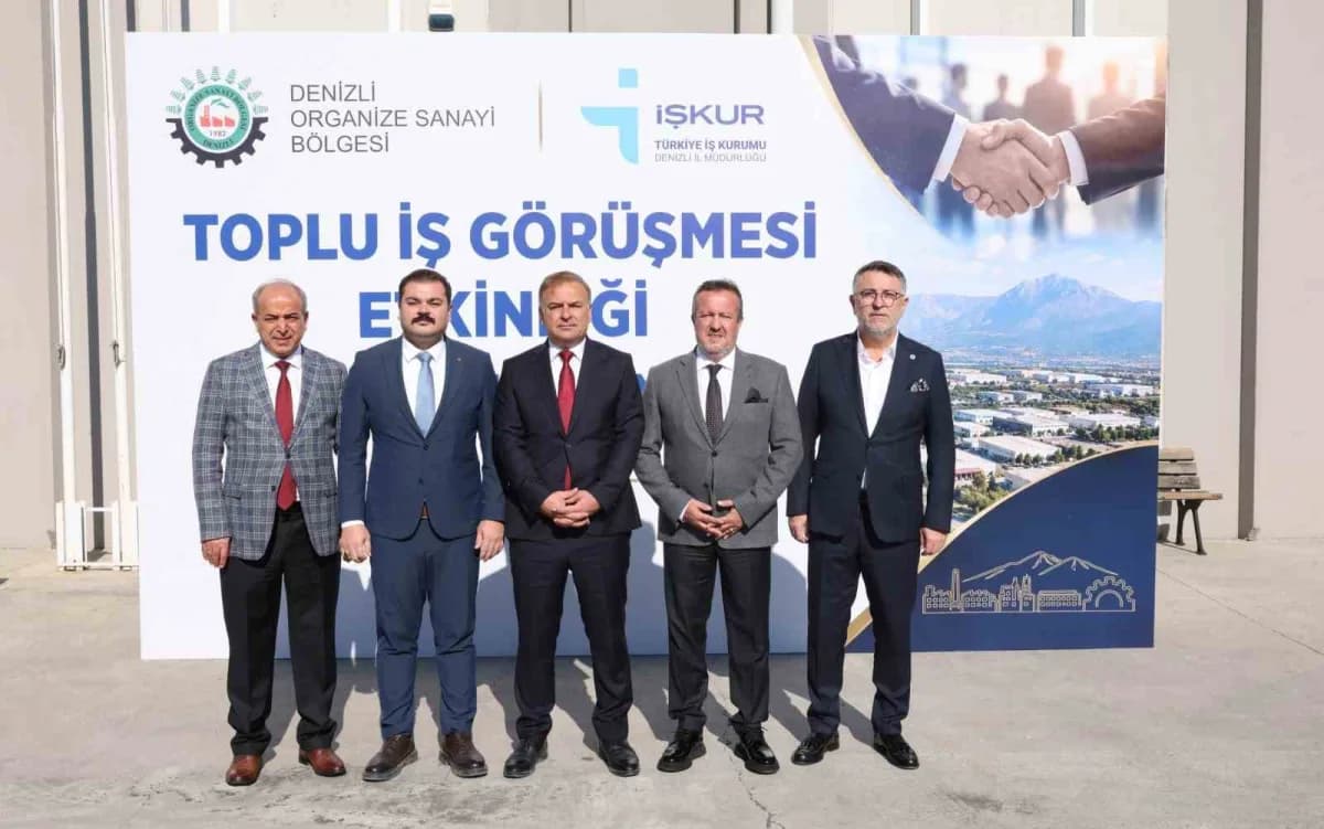 Denizli Organize Sanayi Bölgesi Müdürlüğü ile Denizli Çalışma ve İş Kurumu İl Müdürlüğü İş birliğinde, bölgede faaliyet