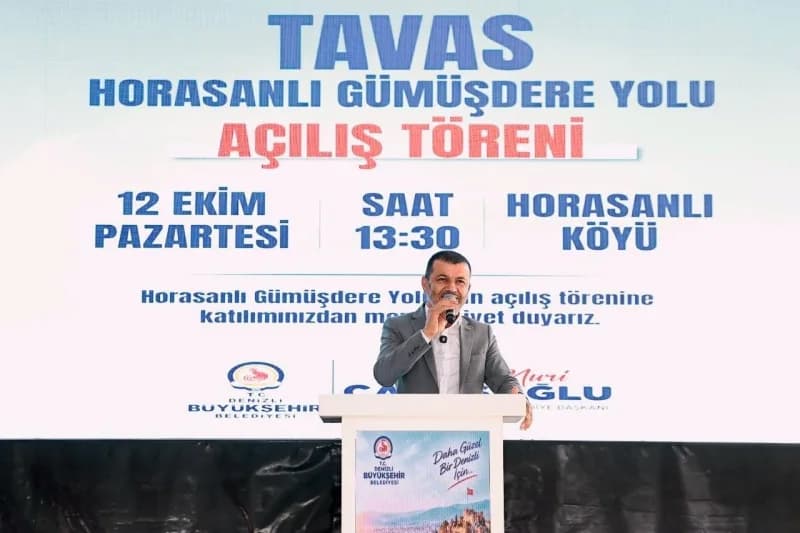 Denizli Büyükşehir Belediyesi, kırsal ve merkez ayrımı gözetmeksizin sürdürdüğü ulaşım yatırımlarına devam ediyor. Tavas