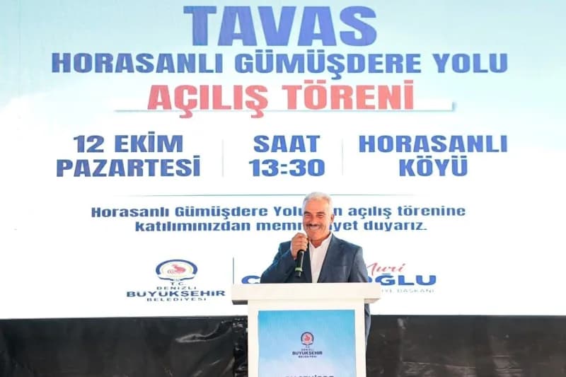Denizli Büyükşehir Belediyesi, kırsal ve merkez ayrımı gözetmeksizin sürdürdüğü ulaşım yatırımlarına devam ediyor. Tavas