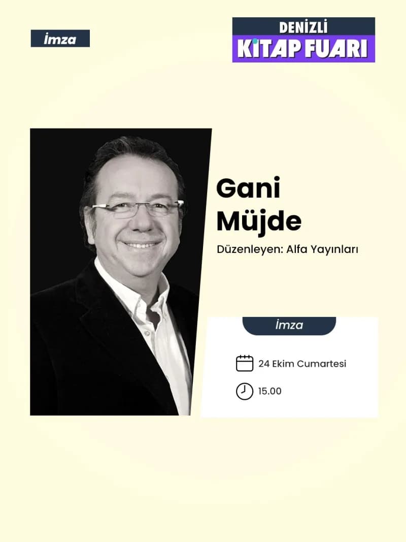 Denizli Büyükşehir Belediyesi’nin ev sahipliğinde, TÜYAP ve Türkiye Yayıncılar Birliği iş birliğiyle 17-25 Ekim 2026 tar