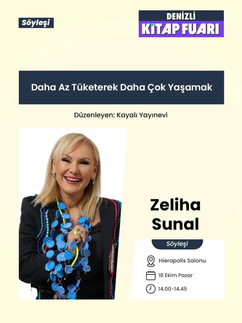 Denizli Büyükşehir Belediyesi’nin ev sahipliğinde, TÜYAP ve Türkiye Yayıncılar Birliği iş birliğiyle 17-25 Ekim 2026 tar