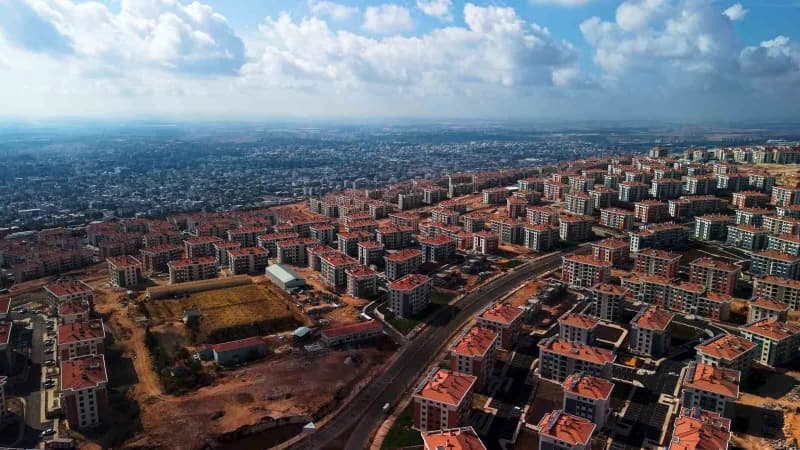 Kahramanmaraş merkezli 6 Şubat 2023 depremlerinin ardından deprem bölgesinde yürütülen yeniden inşa