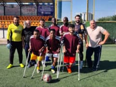 DEPSAŞ Enerji Ampute Futbol Takımı 2026-2027 sezonu hazırlık antrenmanında sahada