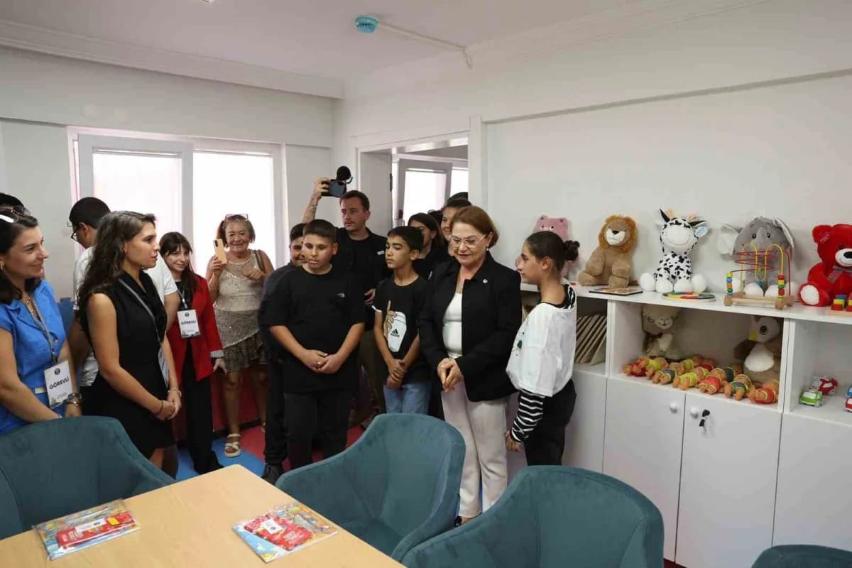 Didim Belediye Başkanı Hatice Gençay’ın katılımıyla hizmete açılan Fevzipaşa özel gereksinimli çocuklar Mola Evi’nde çoc