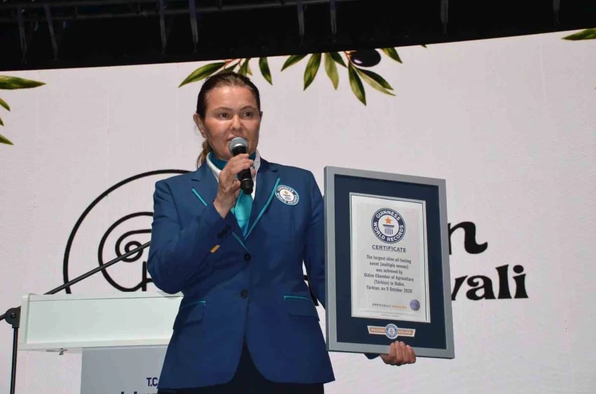 Didim’de zeytinyağıyla 'guinness Rekor' denemesi kırıldı