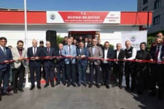 Dilovası Afet Koordinasyon Merkezi açılış töreninden protokol üyeleri ve yetkililer