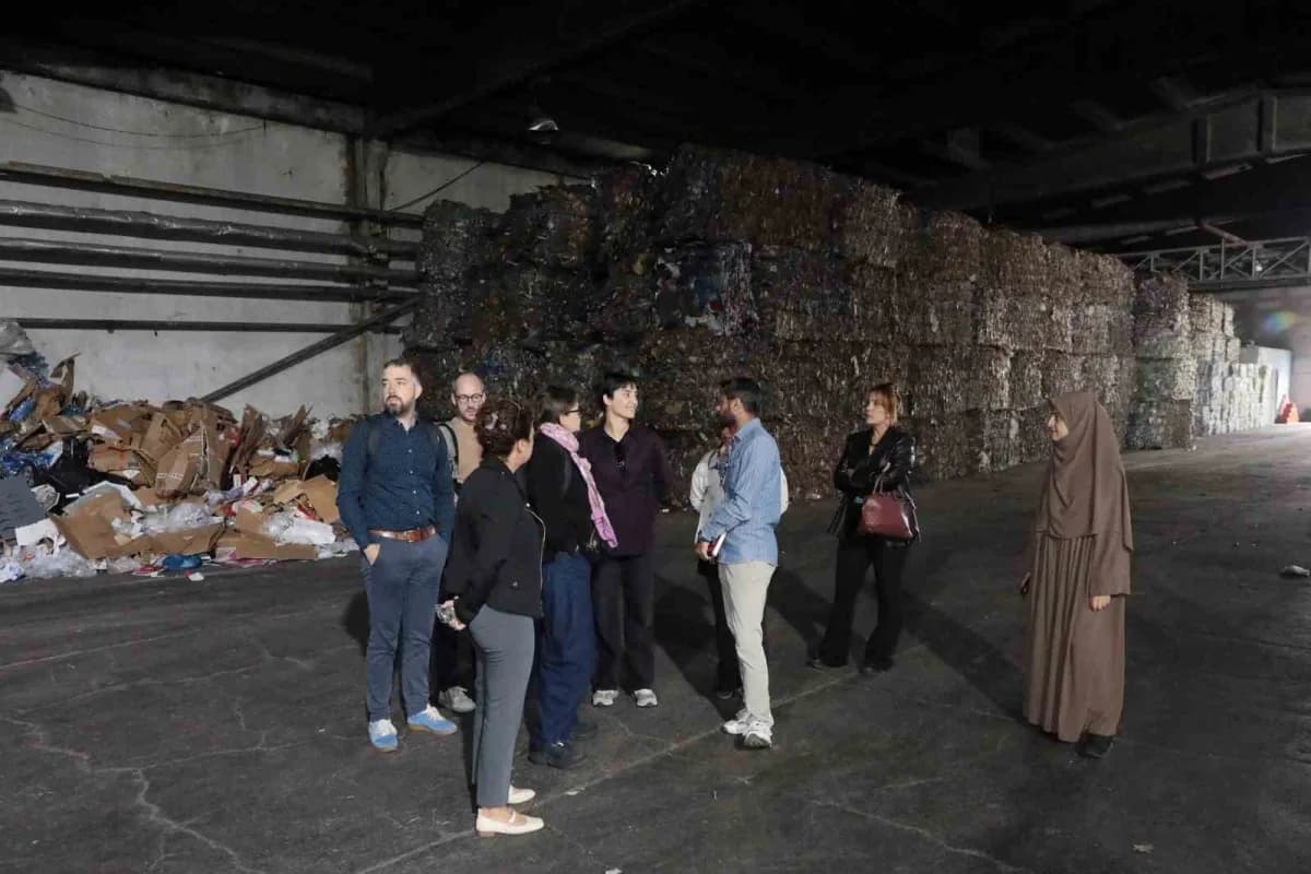 Rennes Belediyesi teknik heyeti Diyarbakır’da atık yönetimi tesislerini inceliyor